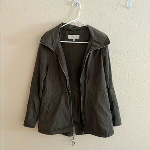 Sebby Dark Olive Utility Jacket